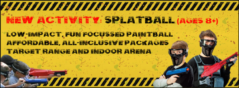 New SplatBall Low-Impact Paintballing
